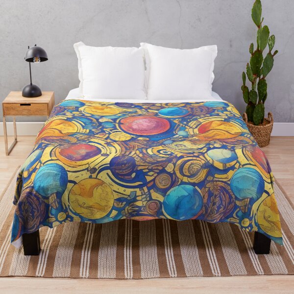 Item preview,  pattern of colorful planets designed and sold by Pride-Casuals.