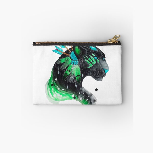 Item preview, Black panther in bright green tones  designed and sold by OreBoyle.