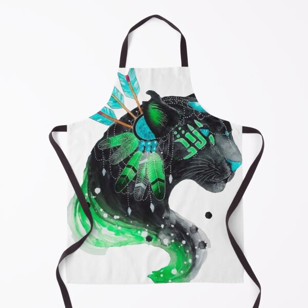 Item preview, Black panther in bright green tones designed and sold by OreBoyle.
