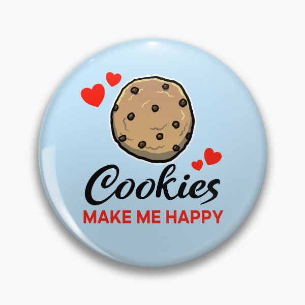 Artikelvorschau, Chocolate Chip Cookies make me happy entworfen und verkauft von jonmlam.