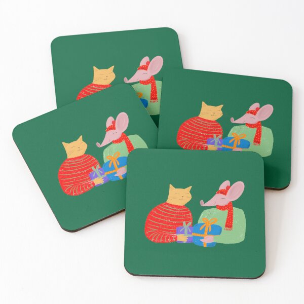 Item preview, Cat and mouse with presents designed and sold by IULIART.