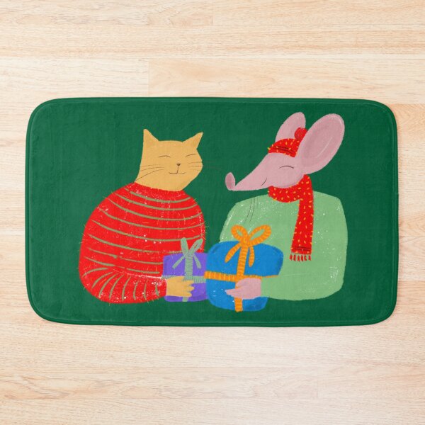 Item preview, Cat and mouse with presents designed and sold by IULIART.