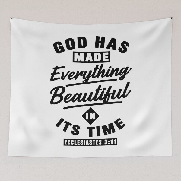 Item preview, Ecclesiastes 3:11 God Has Made Everything Beautiful In Its Time designed and sold by plushism.