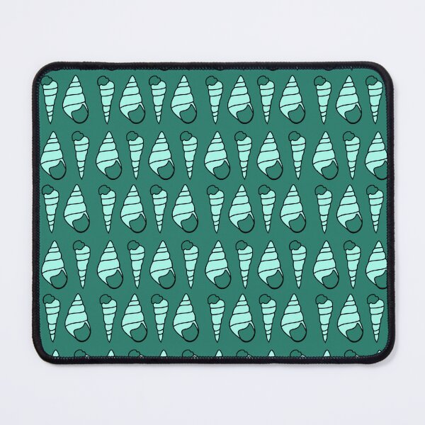 Item preview, Conch Shell: Light Blue on Teal designed and sold by TheScraggyBeard.