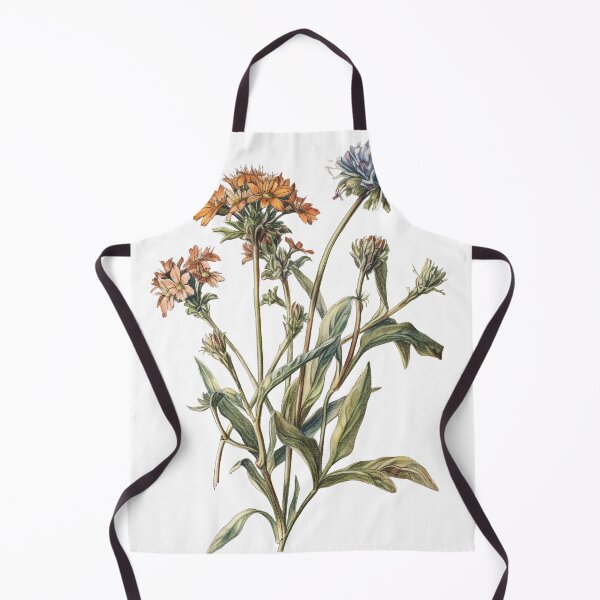 Item preview, Colorful Botanical Sketch of Pink, Orange, and Blue Flowers, High Resolution Print on Demand Illustration for Wall Art, Clothing, and More designed and sold by stateofhuman.