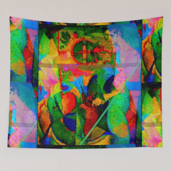 Item preview, Rivera Inspired Abstract Art designed and sold by lobodelnoir.