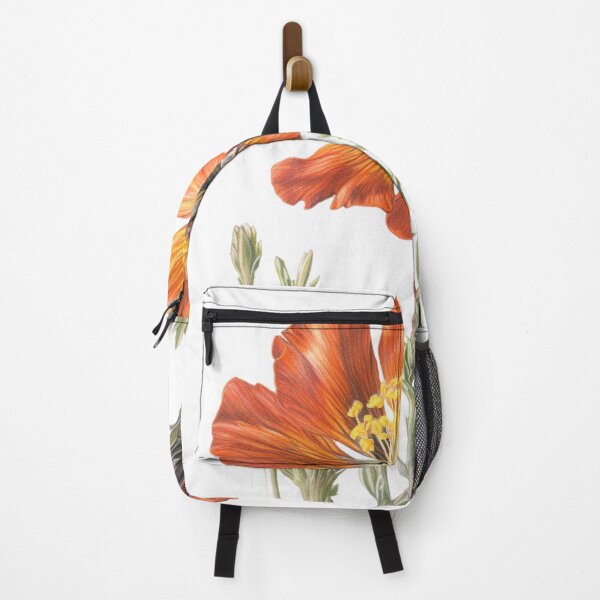 Item preview, Bold Orange Poppy Flower Illustration, Detailed Watercolor Style, Perfect for Custom Print on Demand Products, Wall Art, Apparel, and More designed and sold by stateofhuman.