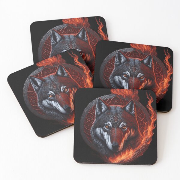 Item preview, Celtic Fire Wolf designed and sold by Eschenwulf.