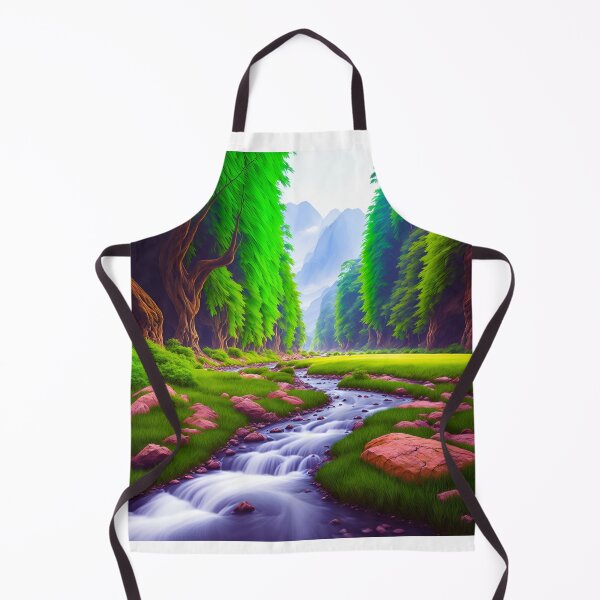 Item preview, A Peaceful River Winding Through a Lush Valley, Rendered in a Minimalist Style, Ai Generated Art designed and sold by AiGens.