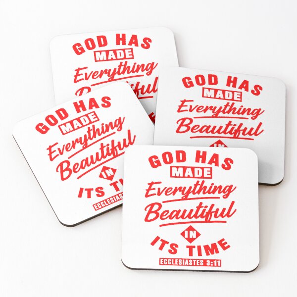 Item preview, Ecclesiastes 3:11 God Has Made Everything Beautiful In Its Time designed and sold by plushism.