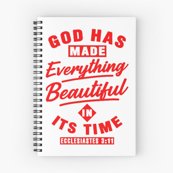 Item preview, Ecclesiastes 3:11 God Has Made Everything Beautiful In Its Time designed and sold by plushism.
