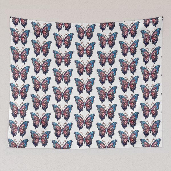 Item preview, Crystal butterfly brooch in boho style designed and sold by kosmicwoman.