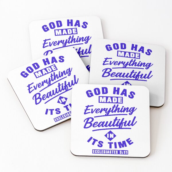 Item preview, Ecclesiastes 3:11 God Has Made Everything Beautiful In Its Time designed and sold by plushism.