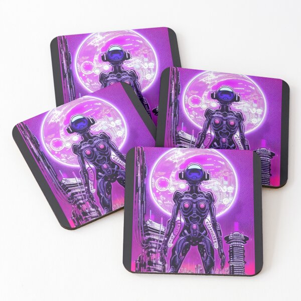 Item preview, Aliens In The Cyberpunk Universe designed and sold by KalipsoArt.