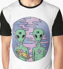 Trippy Cool alien Graphic T-Shirt
