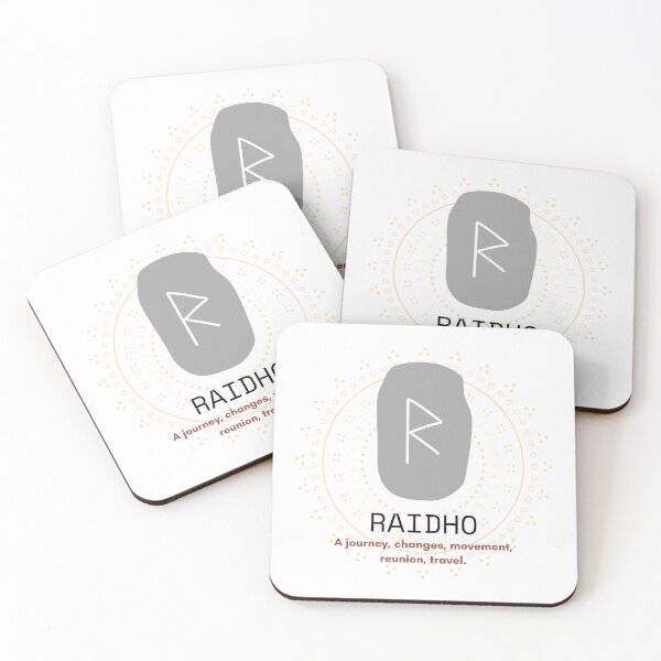 Item preview, Raidho - The Travel Rune designed and sold by WrenCemetery.