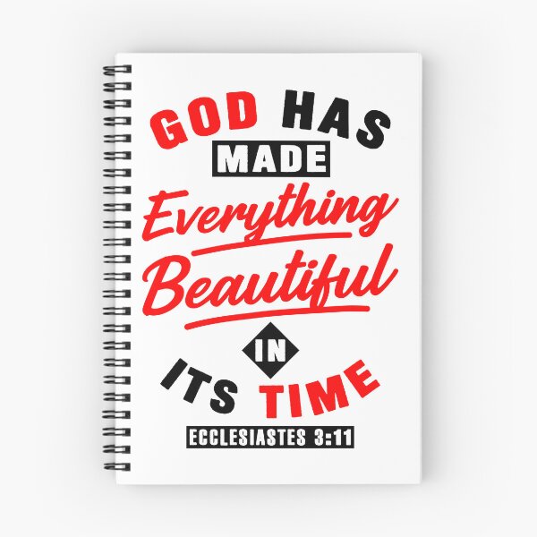 Item preview, Ecclesiastes 3:11 God Has Made Everything Beautiful In Its Time designed and sold by plushism.