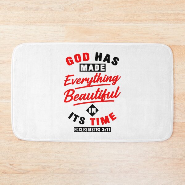 Item preview, Ecclesiastes 3:11 God Has Made Everything Beautiful In Its Time designed and sold by plushism.