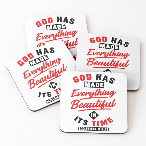 Item preview, Ecclesiastes 3:11 God Has Made Everything Beautiful In Its Time designed and sold by plushism.