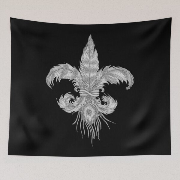 Item preview, Fleur de Lis feathers designed and sold by Galbrin.