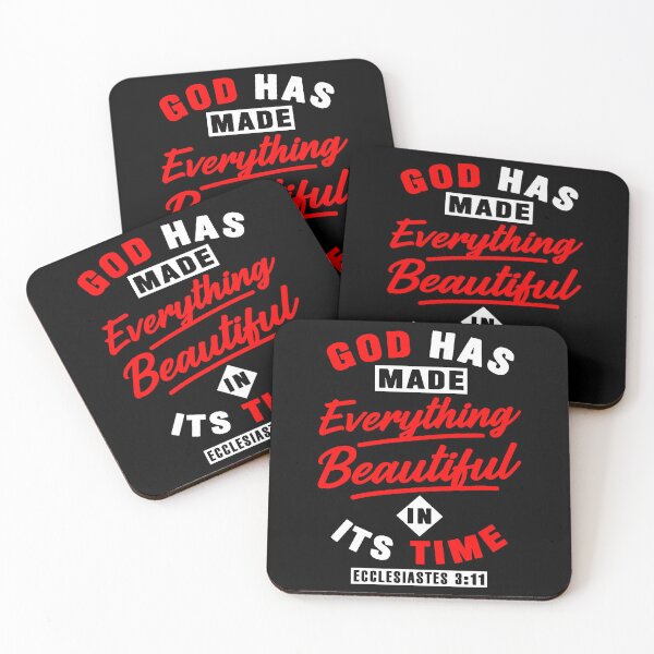 Item preview, Ecclesiastes 3:11 God Has Made Everything Beautiful In Its Time designed and sold by plushism.