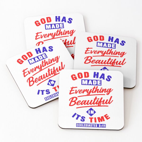 Item preview, Ecclesiastes 3:11 God Has Made Everything Beautiful In Its Time designed and sold by plushism.