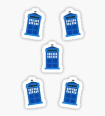 Mini Police Boxes Sticker