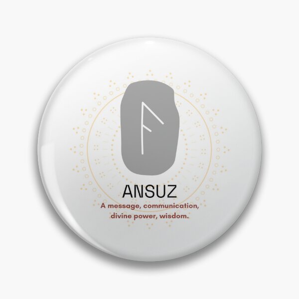 Item preview, Ansuz - The Communication Rune designed and sold by WrenCemetery.