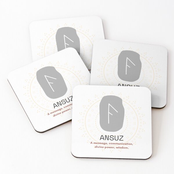 Item preview, Ansuz - The Communication Rune designed and sold by WrenCemetery.