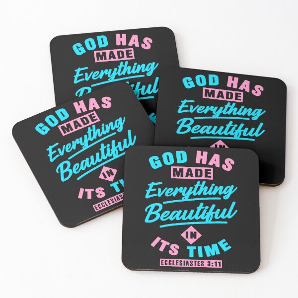 Item preview, Ecclesiastes 3:11 God Has Made Everything Beautiful In Its Time designed and sold by plushism.