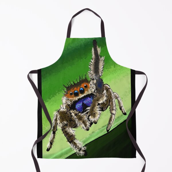 Item preview, Adorable Jumping Spider - Platycryptus undatus - Cute Spider designed and sold by BunnyBizarre.