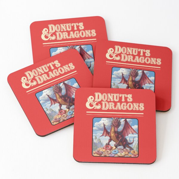 Item preview, Dungeons and Dragons Donuts & Dragons designed and sold by Devon Designs.
