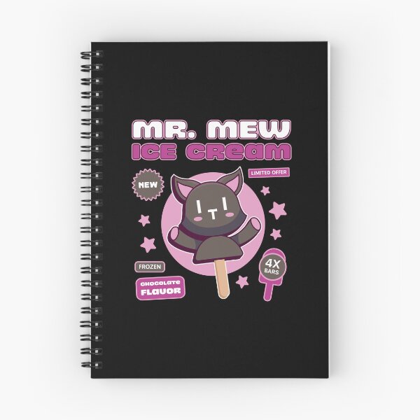 Item preview, Mr Mew Ice Cream Label designed and sold by Lagelantee.