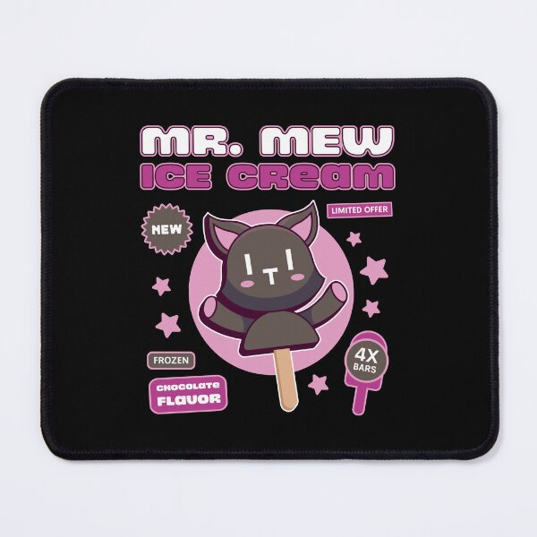 Item preview, Mr Mew Ice Cream Label designed and sold by Lagelantee.