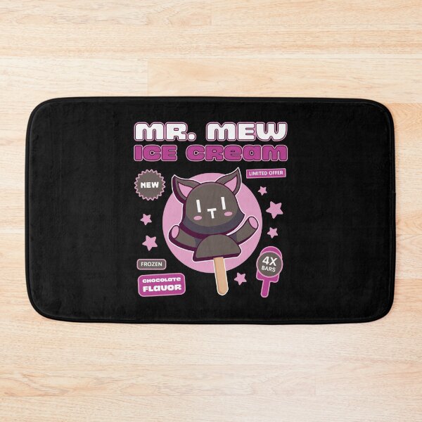 Item preview, Mr Mew Ice Cream Label designed and sold by Lagelantee.