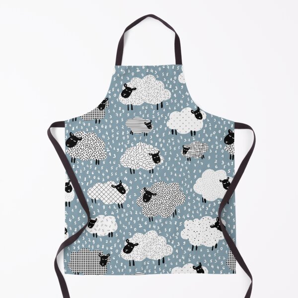 Item preview, count the sheep to sleep - muted blue designed and sold by RenattaZare.