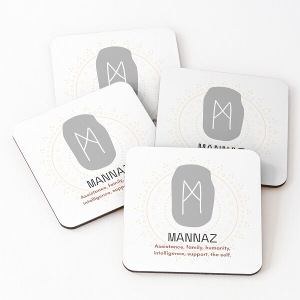 Item preview, Mannaz - The Humankind Rune designed and sold by WrenCemetery.