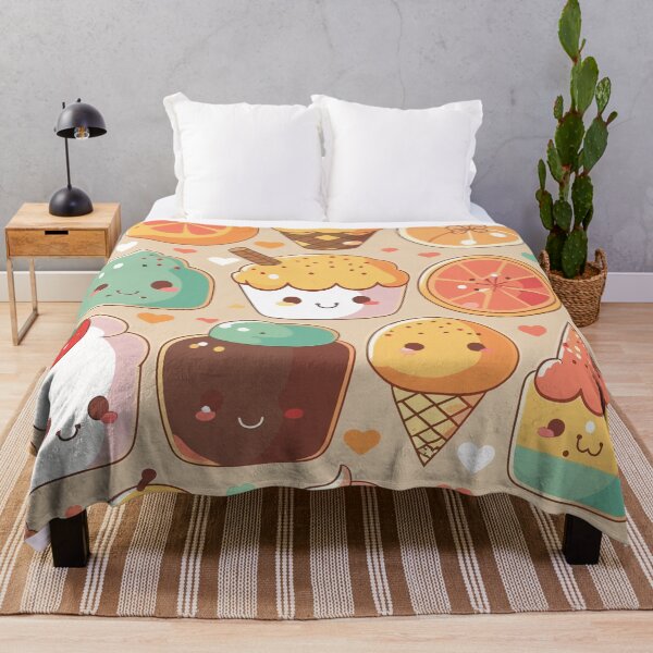 Item preview, Kawaii Food Pattern designed and sold by Amir Faysal.