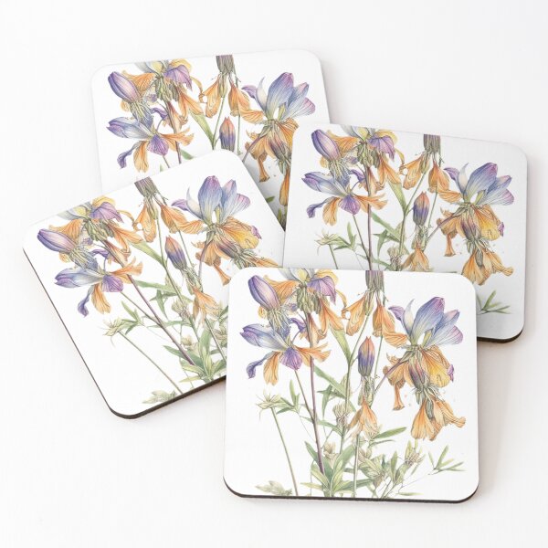 Item preview, Detailed Columbine Flower Illustration, Perfect for Custom Print on Demand Products, Wall Art, Apparel, and More designed and sold by stateofhuman.