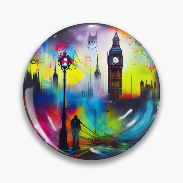 Item preview, Graffiti Style Big Ben London Art designed and sold by Ameiva-Apparel.