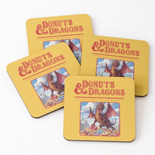 Item preview, Donuts & Dragons Dungeons and Dragons designed and sold by Devon Designs.