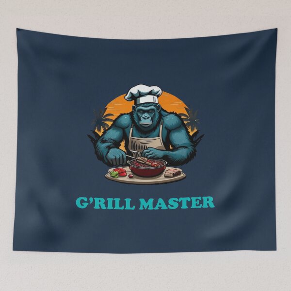 Item preview, G'rill Master BBQ Griller Fun Pun designed and sold by taiche.