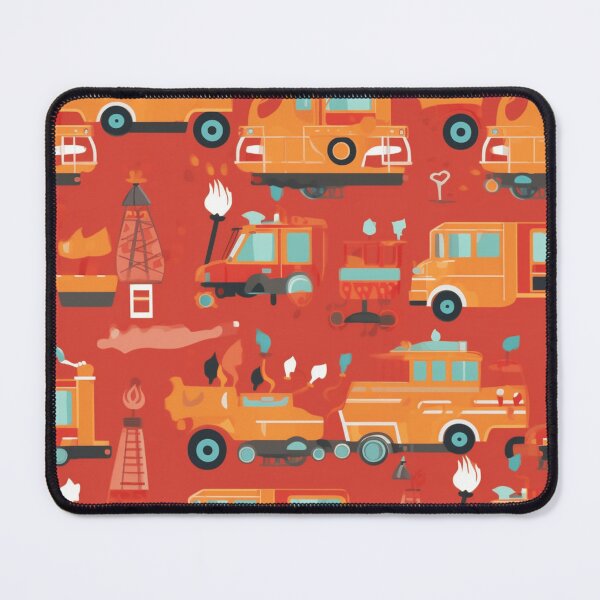 Item preview, A Fire Truck Pattern designed and sold by StudioRedKoala.