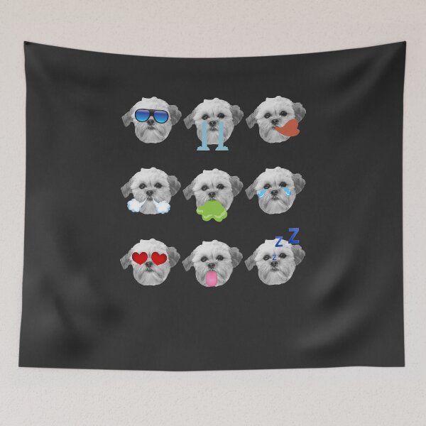 Item preview, Shichon Dog Nine Emotions Face Funnyhellip  designed and sold by taralonda5c.