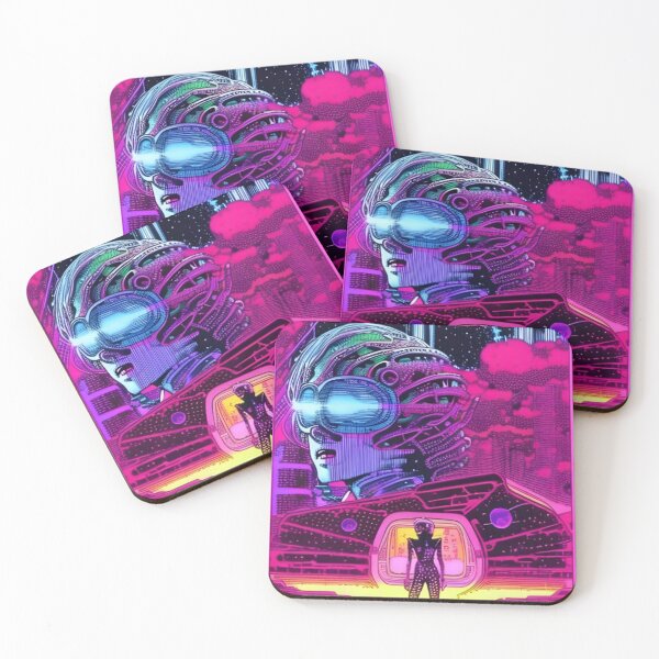 Item preview, Aliens In The Cyberpunk Universe designed and sold by KalipsoArt.