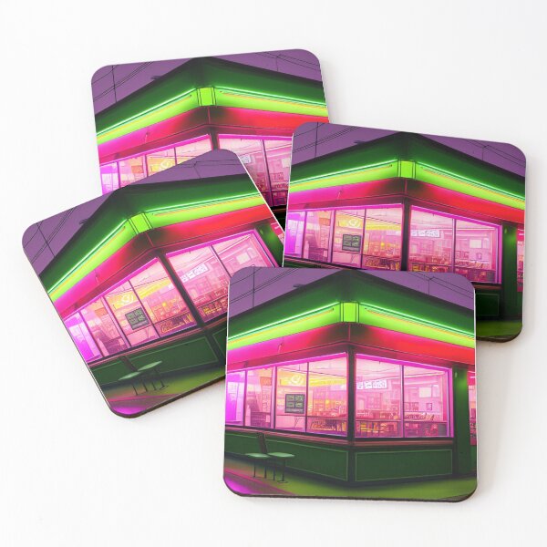 Item preview, Retro Neon Cafe designed and sold by Ima-Shel-Mae.
