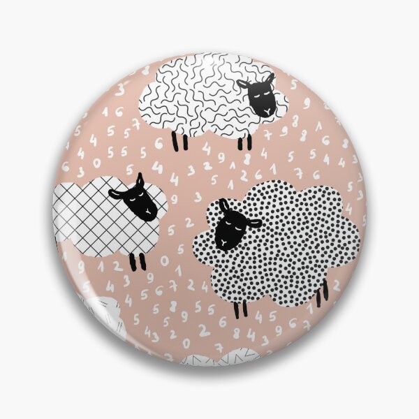 Item preview, Copy of count the sheep to sleep  - powder pink designed and sold by RenattaZare.