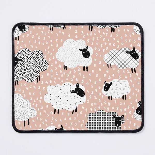 Item preview, Copy of count the sheep to sleep  - powder pink designed and sold by RenattaZare.