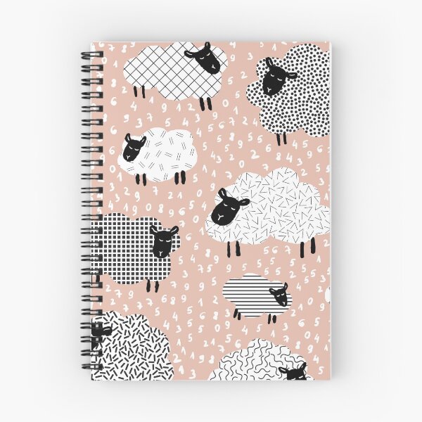 Item preview, Copy of count the sheep to sleep  - powder pink designed and sold by RenattaZare.