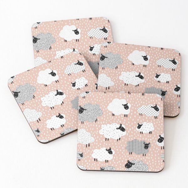Item preview, Copy of count the sheep to sleep  - powder pink designed and sold by RenattaZare.